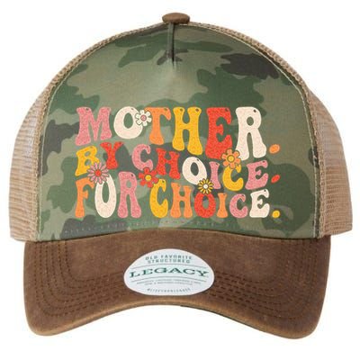 Mother By Choice For Choice Pro Choice Feminist Rights Legacy Tie Dye Trucker Hat
