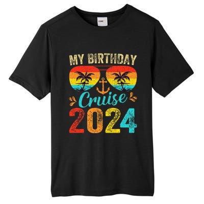 My Birthday Cruise 2024 Party Cruise Birthday Vacation  Tall Fusion ChromaSoft Performance T-Shirt