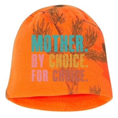 Mother By Choice For Choice Pro Choice Feminist Rights Kati - Camo Knit Beanie