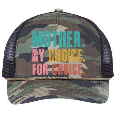 Mother By Choice For Choice Pro Choice Feminist Rights Retro Rope Trucker Hat Cap