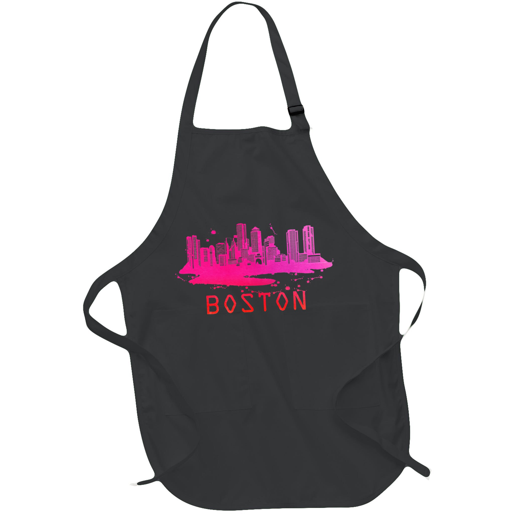 Modern Boston Cityscape Boston Massachusetts Skyline Apron