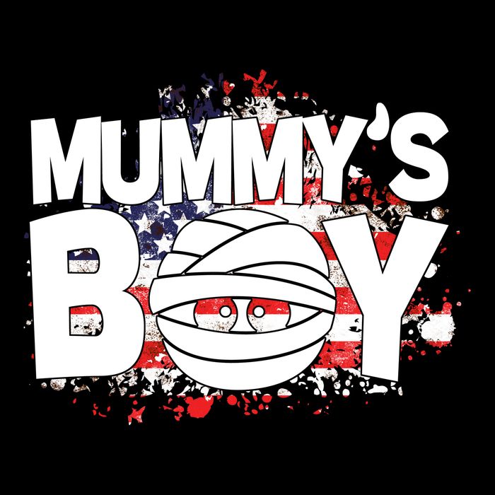 Mummys Boy Cute American Flag City Backpack