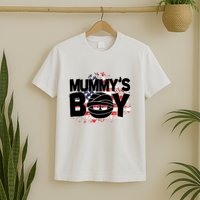 Mummys Boy Cute American Flag T-Shirt