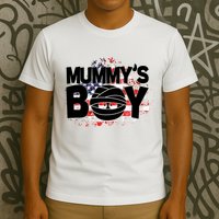 Mummys Boy Cute American Flag T-Shirt