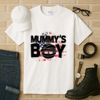 Mummys Boy Cute American Flag Tall T-Shirt
