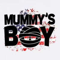 Mummys Boy Cute American Flag Tall T-Shirt