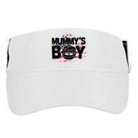 Mummys Boy Cute American Flag Adult Drive Performance Visor