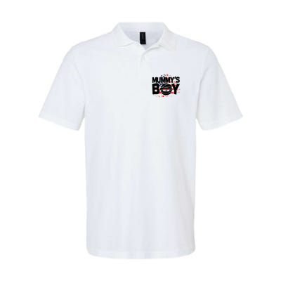 Mummys Boy Cute American Flag Polo