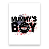 Mummys Boy Cute American Flag Poster
