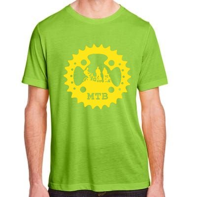 Mountain Bike Chainring Mtb Bicycle Adult ChromaSoft Performance T-Shirt