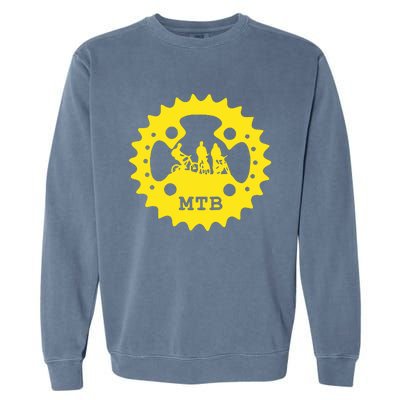 Mountain Bike Chainring Mtb Bicycle Garment-Dyed Sweatshirt