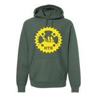 Mountain Bike Chainring Mtb Bicycle Premium Hoodie