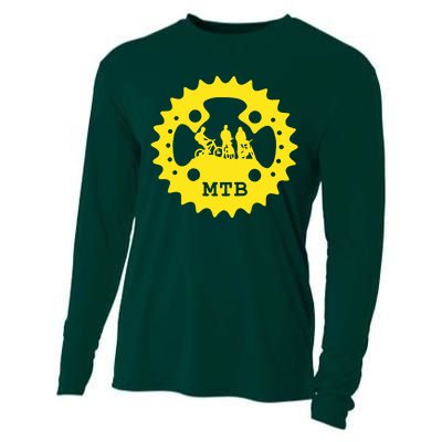 Mountain Bike Chainring Mtb Bicycle Cooling Performance Long Sleeve Crew