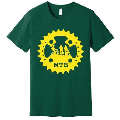 Mountain Bike Chainring Mtb Bicycle Premium T-Shirt