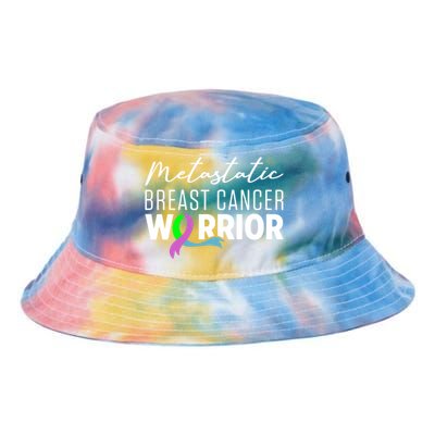 Metastatic Breast Cancer Awareness Aware Warrior Funny Gift Tie Dye Newport Bucket Hat