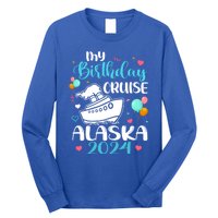 My Birthday Cruise Trip 2024 Alaska Summer Vacation Family Cute Gift Long Sleeve Shirt