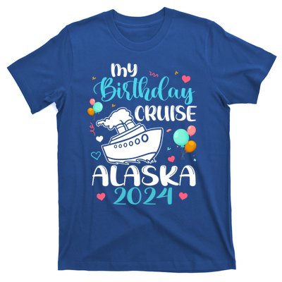 My Birthday Cruise Trip 2024 Alaska Summer Vacation Family Cute Gift T-Shirt