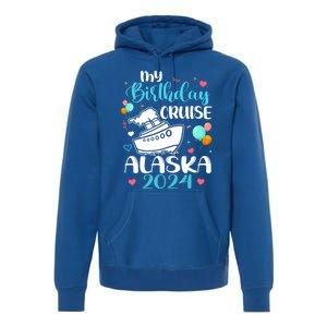 My Birthday Cruise Trip 2024 Alaska Summer Vacation Family Cute Gift Premium Hoodie