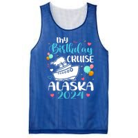 My Birthday Cruise Trip 2024 Alaska Summer Vacation Family Cute Gift Mesh Reversible Basketball Jersey Tank