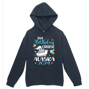 My Birthday Cruise Trip 2024 Alaska Summer Vacation Family Cute Gift Urban Pullover Hoodie