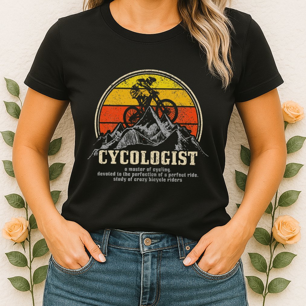 Mountain Bike Cycologist Mtb Funny Mountain Biker Gift Womens T-Shirt