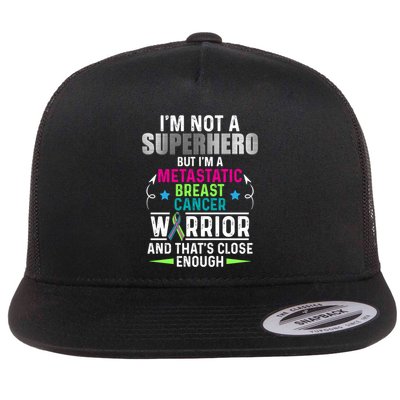 Metastatic Breast Cancer Awareness Inspire Warrior Gift Flatbill Hat
