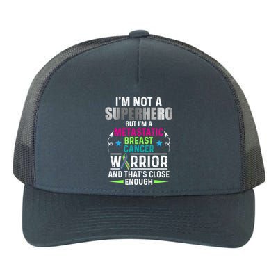 Metastatic Breast Cancer Awareness Inspire Warrior Gift Yupoong Adult 5-Panel Trucker Hat