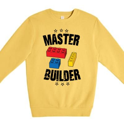 Master Builder Cool Gift Premium Crewneck Sweatshirt