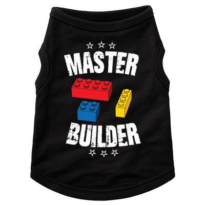 Master Builder Cool Gift Doggie Tank