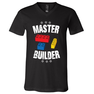 Master Builder Cool Gift V-Neck T-Shirt