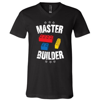 Master Builder Cool Gift V-Neck T-Shirt