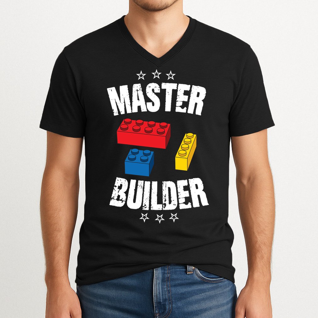 Master Builder Cool Gift V-Neck T-Shirt