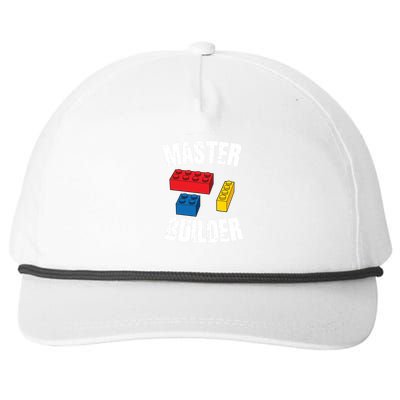 Master Builder Cool Gift Snapback Five-Panel Rope Hat