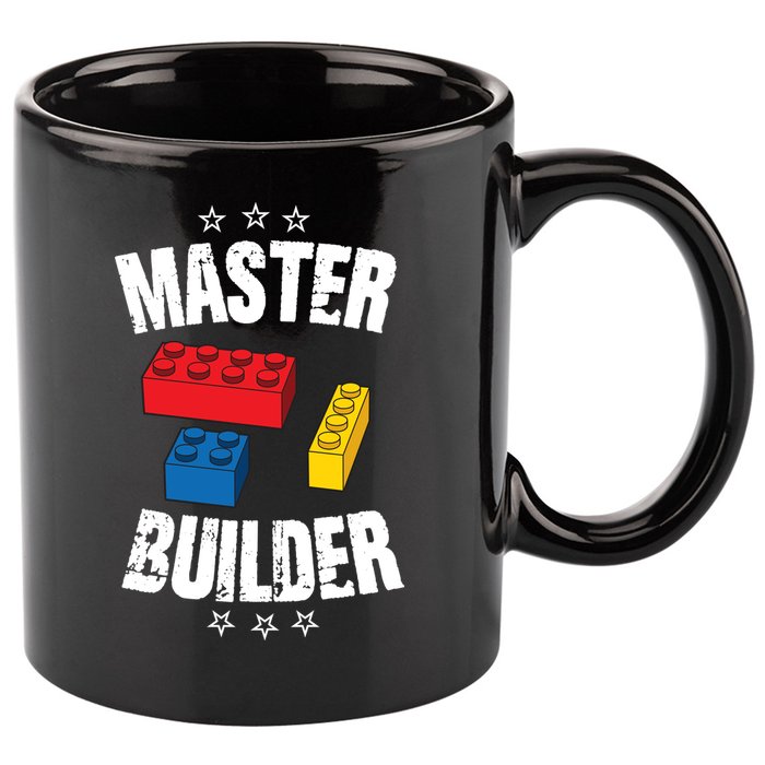 Master Builder Cool Gift 11oz C Handle Ceramic Mug
