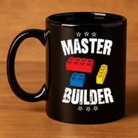 Master Builder Cool Gift 11oz C Handle Ceramic Mug
