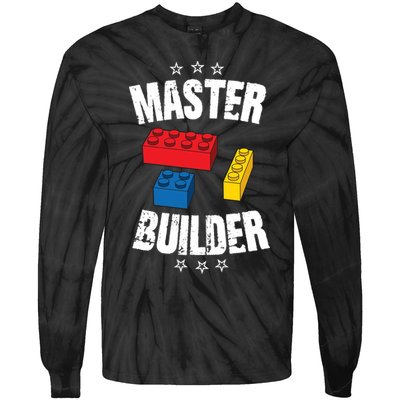 Master Builder Cool Gift Tie-Dye Long Sleeve Shirt