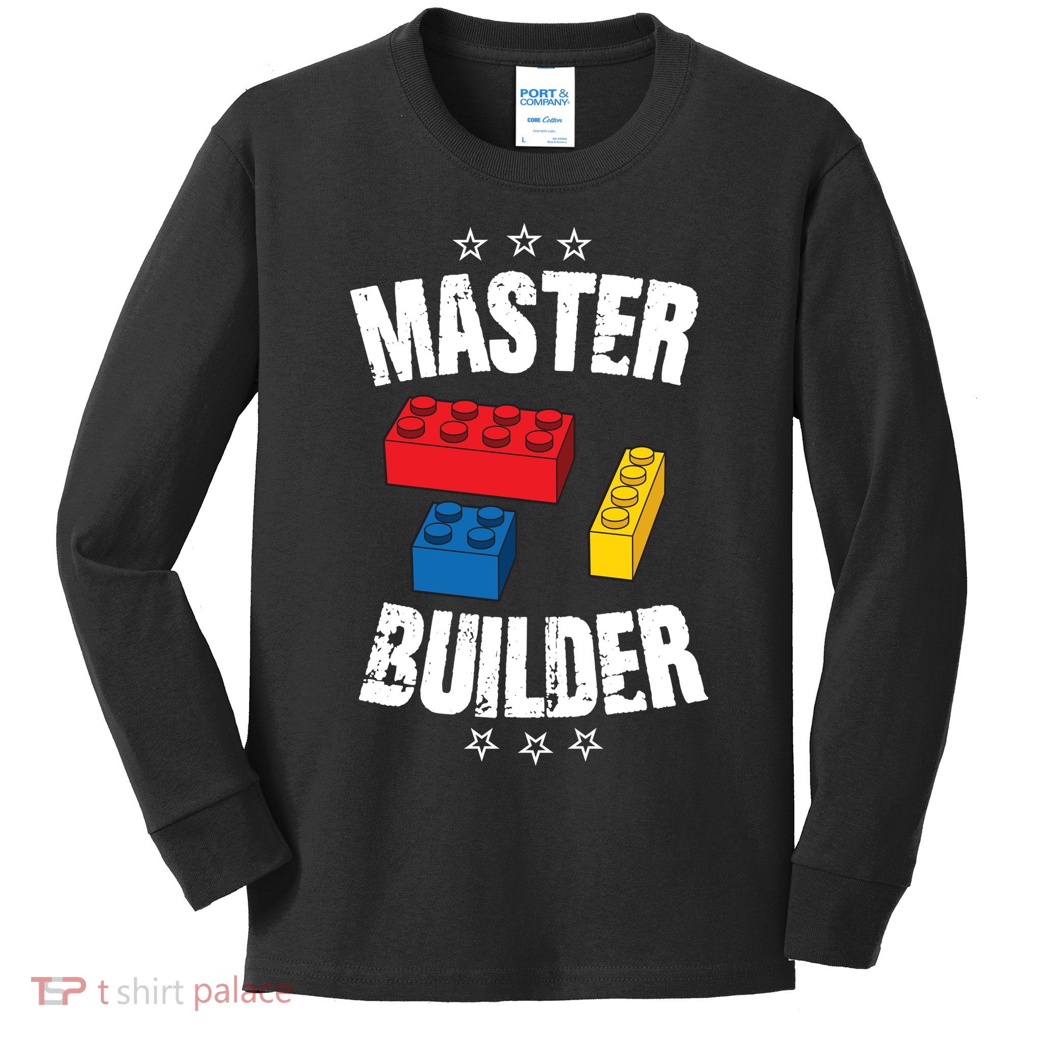 Master Builder Cool Gift Kids Long Sleeve Shirt