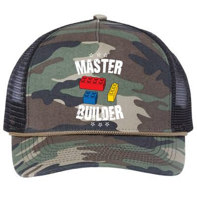 Master Builder Cool Gift Retro Rope Trucker Hat Cap