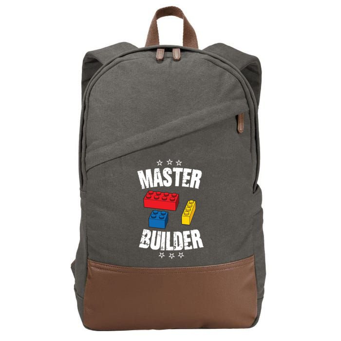 Master Builder Cool Gift Cotton Canvas Backpack