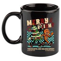 Merry & Bright Christmas 11oz C Handle Ceramic Mug