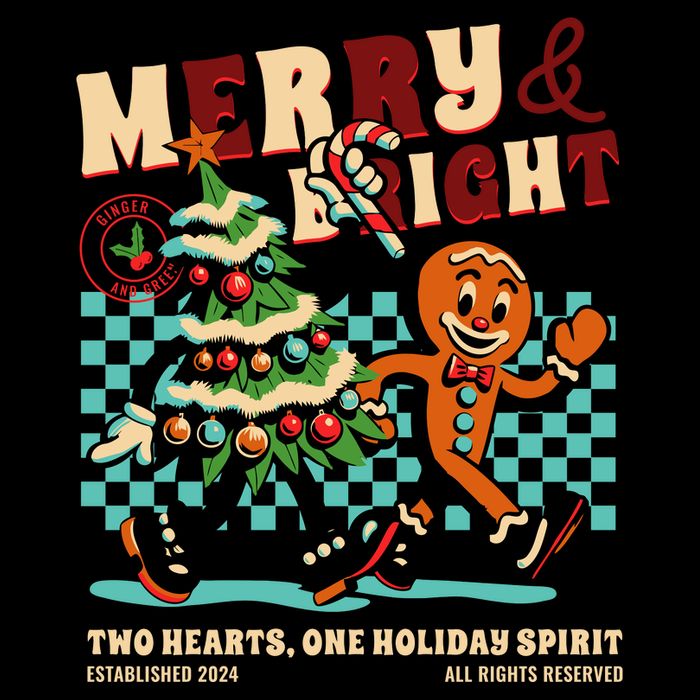 Merry & Bright Christmas 16 in Basic Backpack