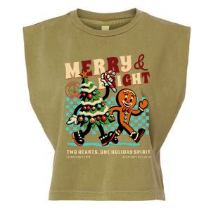 Merry & Bright Christmas Garment-Dyed Women's Muscle Tee