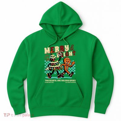 Merry & Bright Christmas Hoodie