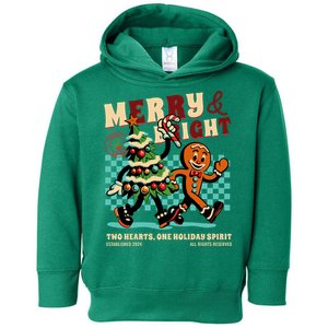 Merry & Bright Christmas Toddler Hoodie