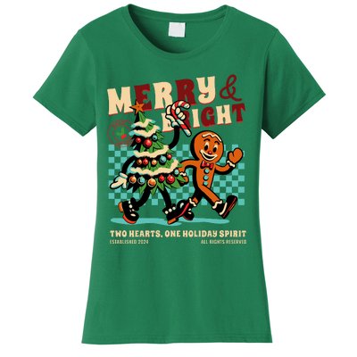 Merry & Bright Christmas Women's T-Shirt