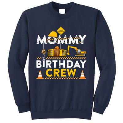 Mommy Birthday Crew Construction Birthday Party Gift Sweatshirt