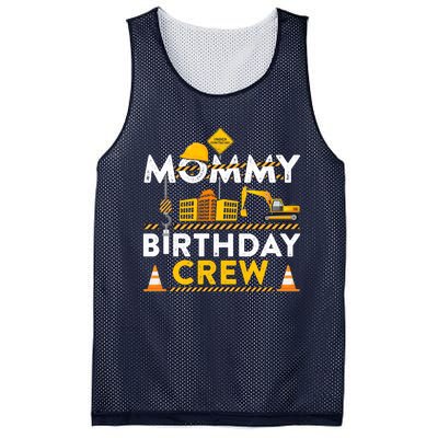 Mommy Birthday Crew Construction Birthday Party Gift Mesh Reversible Basketball Jersey Tank