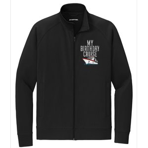 My Birthday Cruise Ship Cruising Vacation Stretch Full-Zip Cadet Jacket