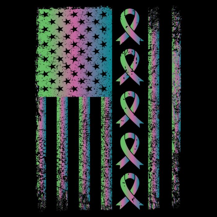 Metastatic Breast Cancer Flag Awareness Survivor Gift Mug