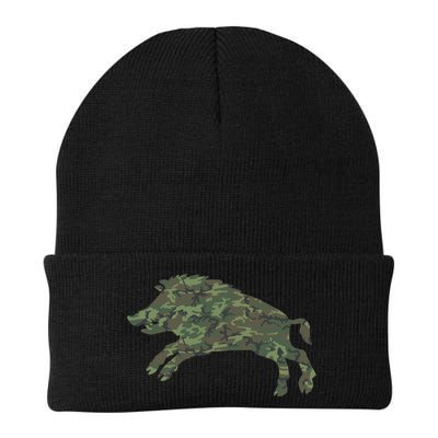 Military Boar Camo Print Us Pig Hog Tusk Veteran Gift Beanie